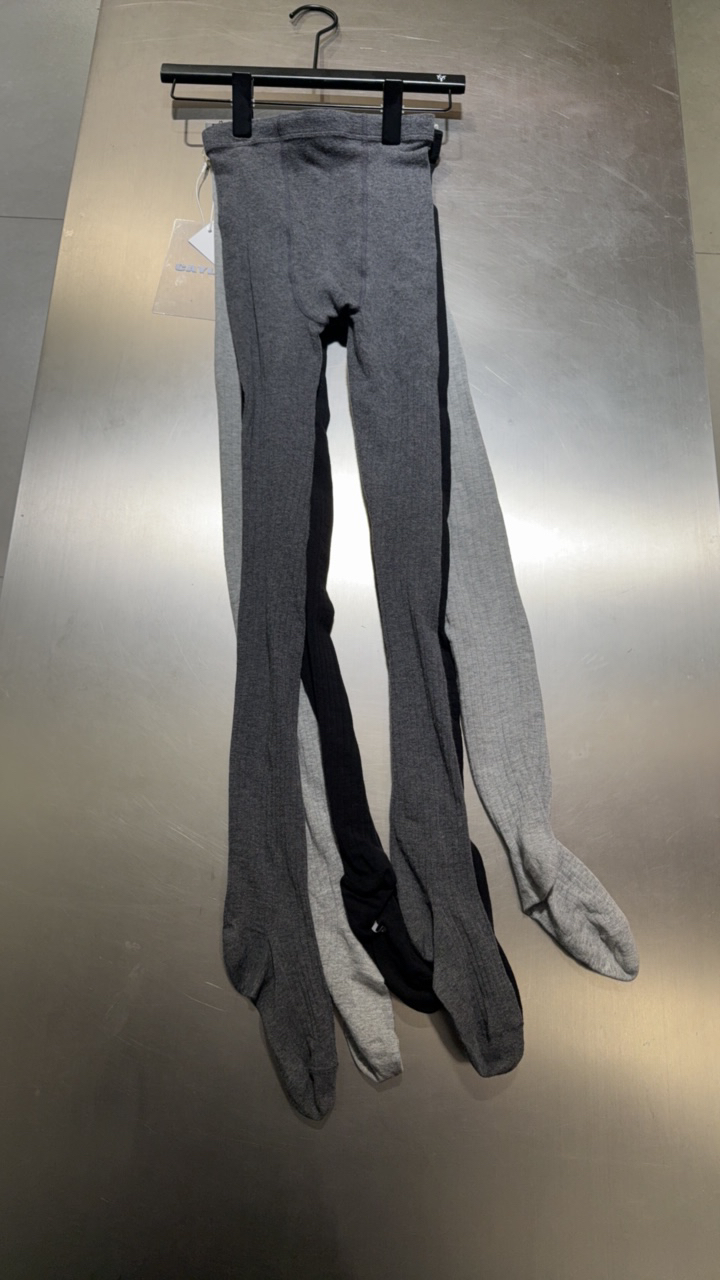 CAYLA坑条连脚袜