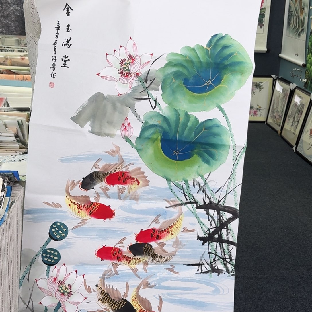 纯手绘国画作品作品