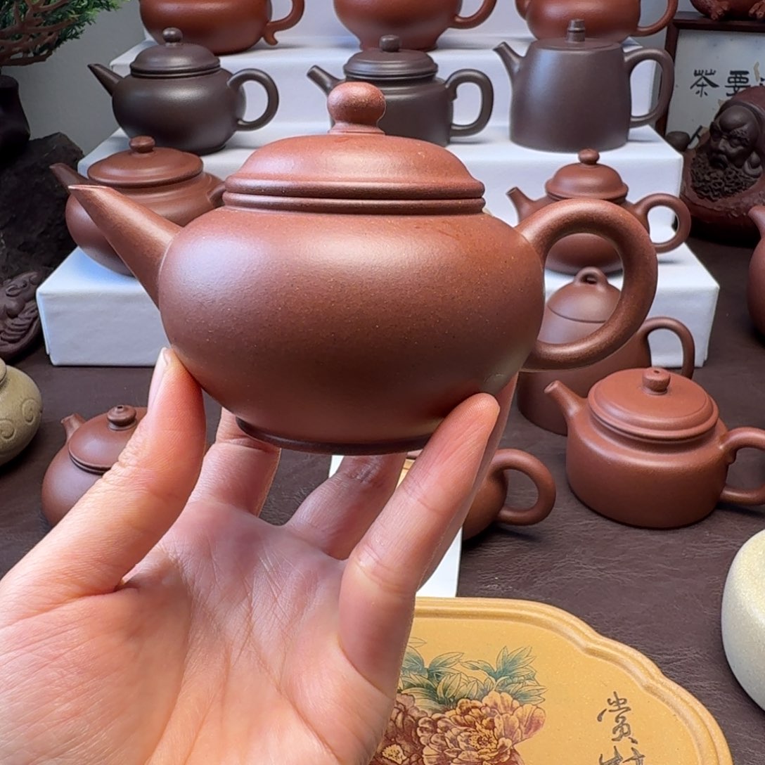 紫砂茶壶特练紫泥  水平200