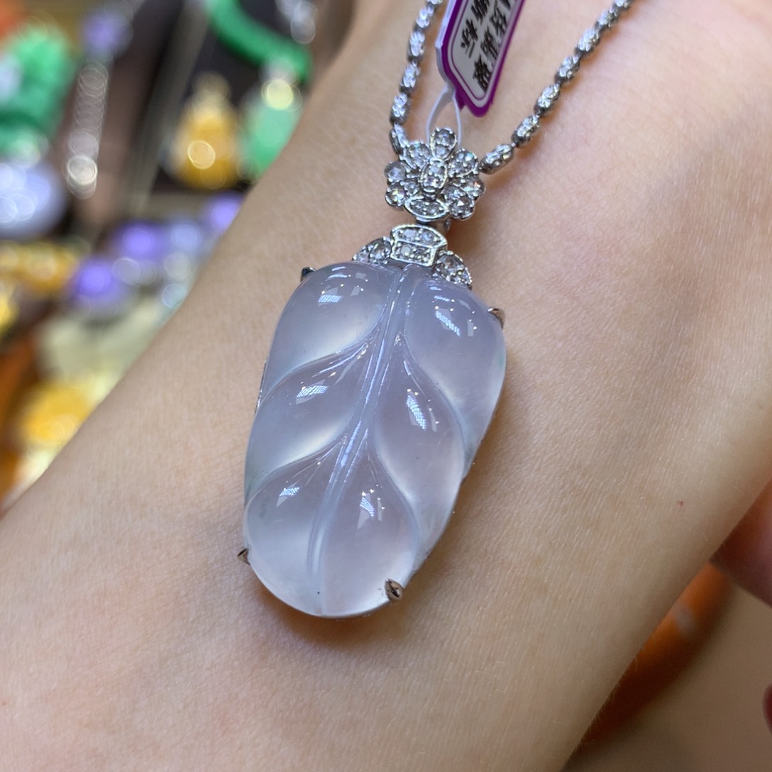 【闪购商品】翡翠18K金镶嵌颈饰翡翠