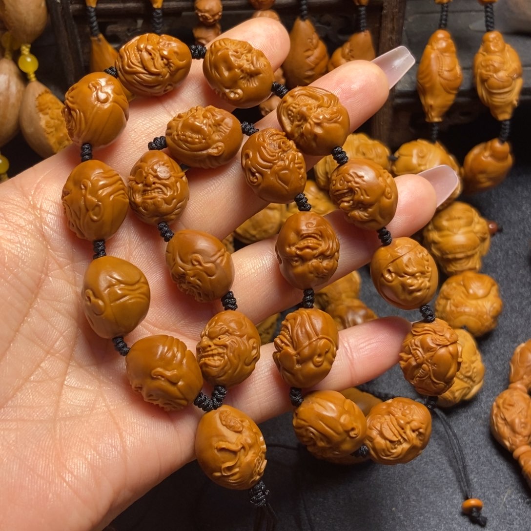【闪购商品】手串/手链橄榄核浮*?恶僧手持