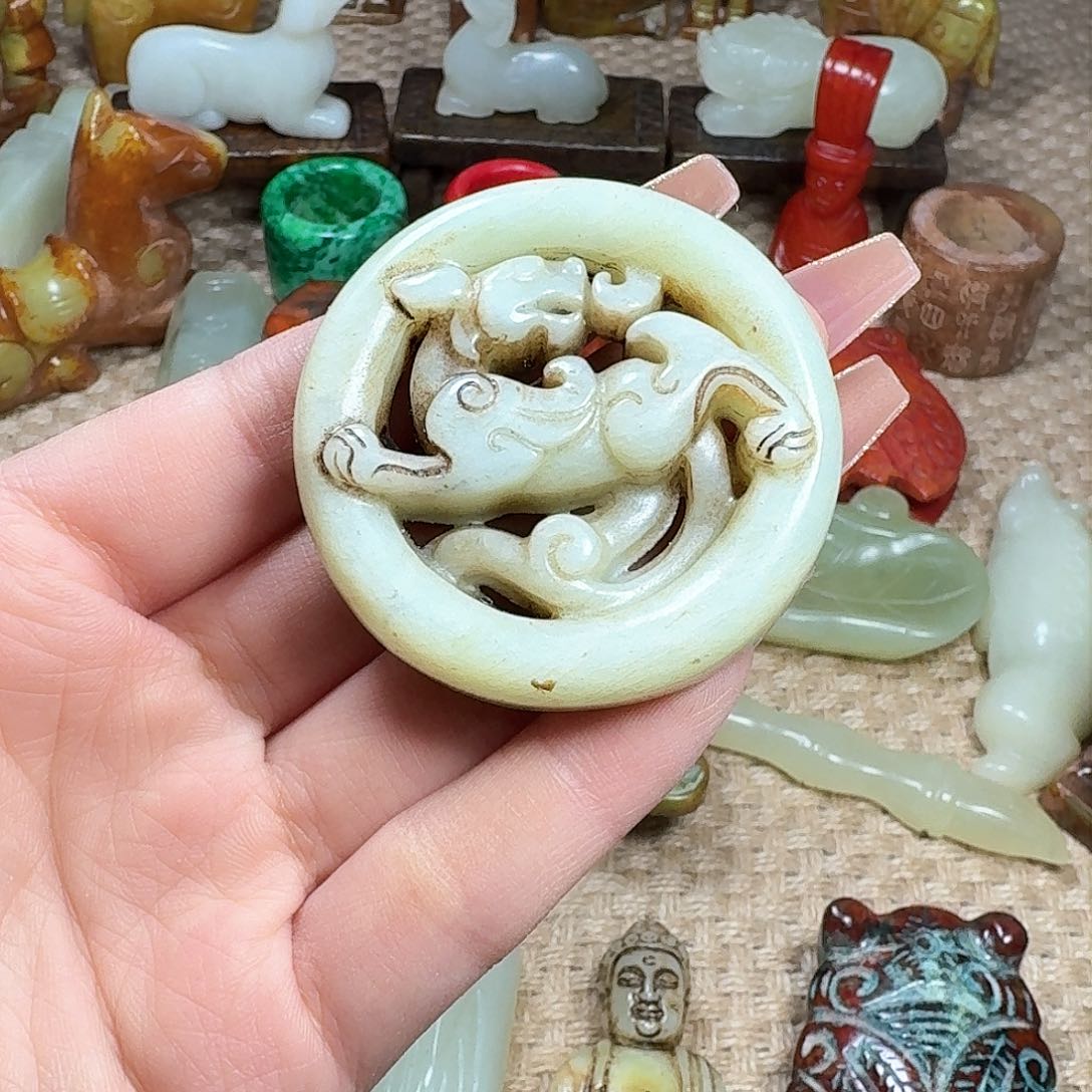 白玉菩提吊坠挂件