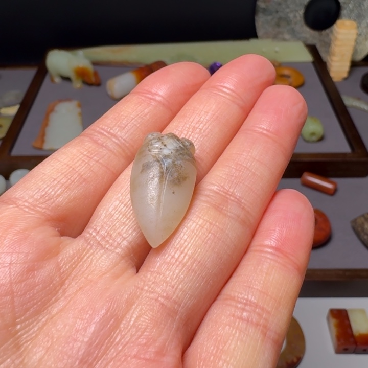 和田玉（糖玉）挂件未镶嵌