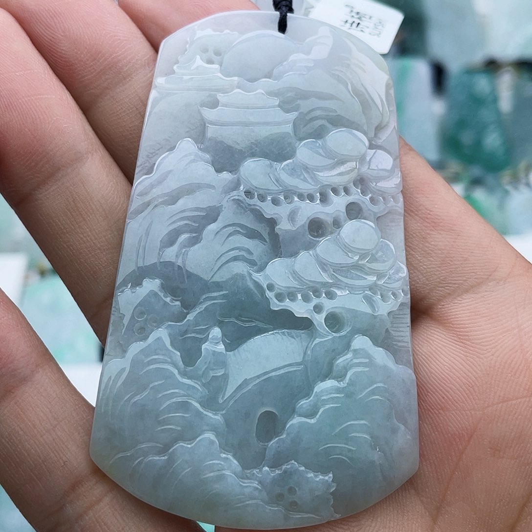 颈饰未镶嵌翡翠翡翠