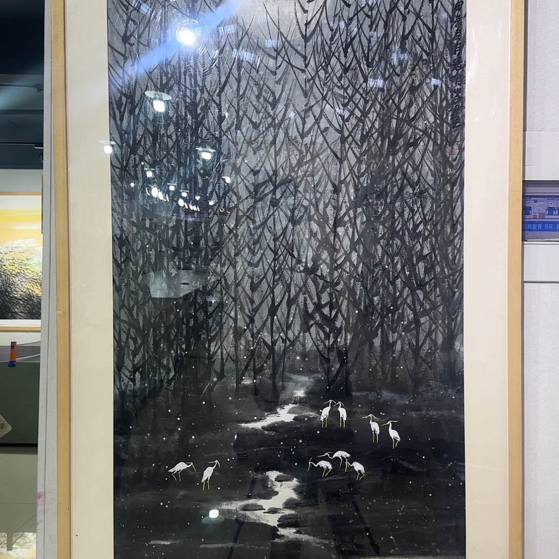 国画张有学精品参展原作