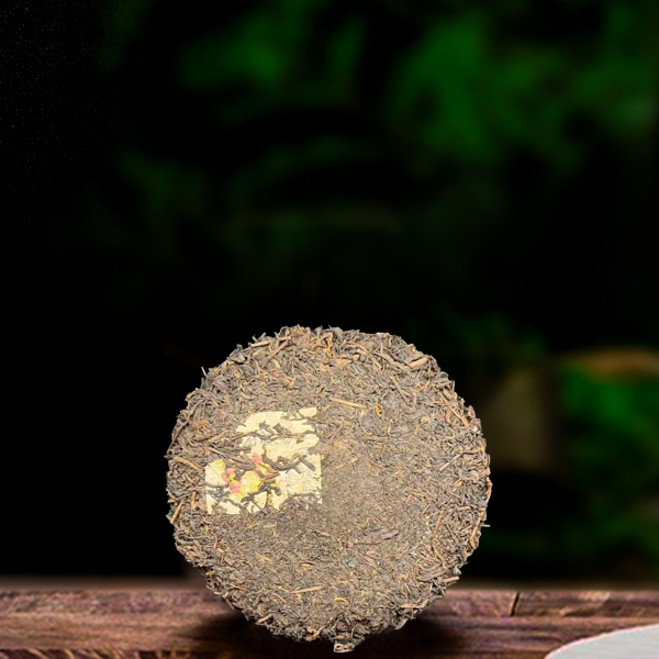60年代双花饼320g生茶