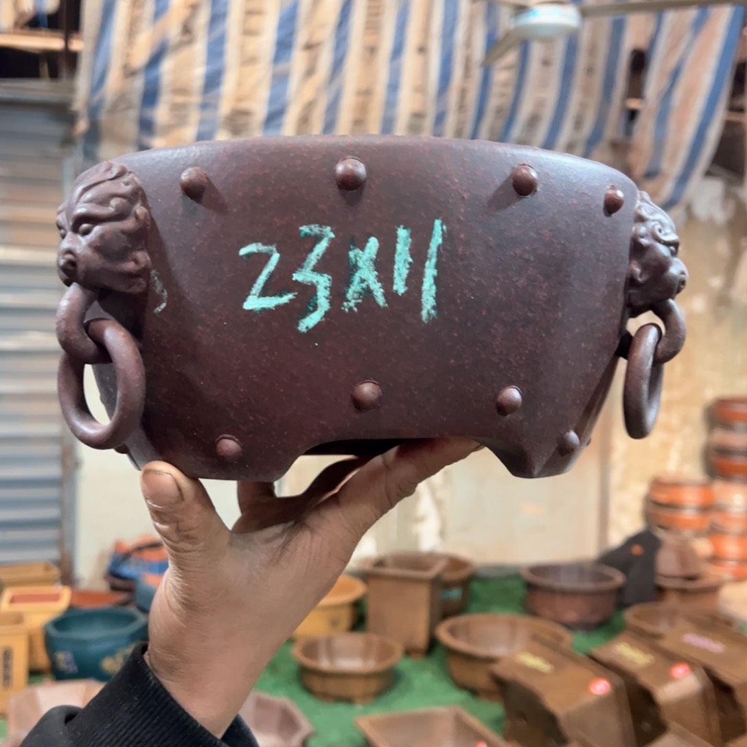 紫砂花盆紫砂花盆