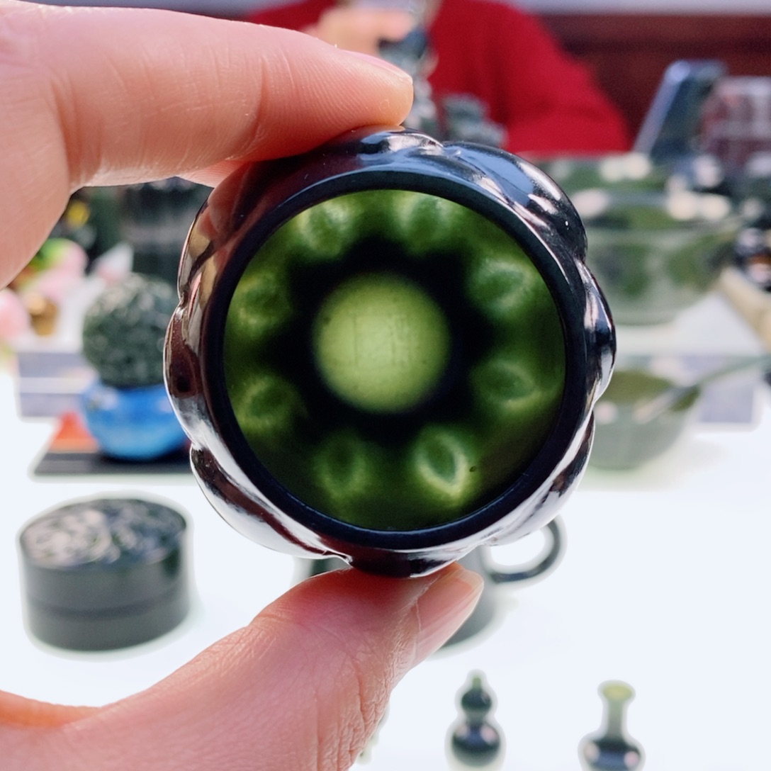 和田玉（青玉）挂件未镶嵌