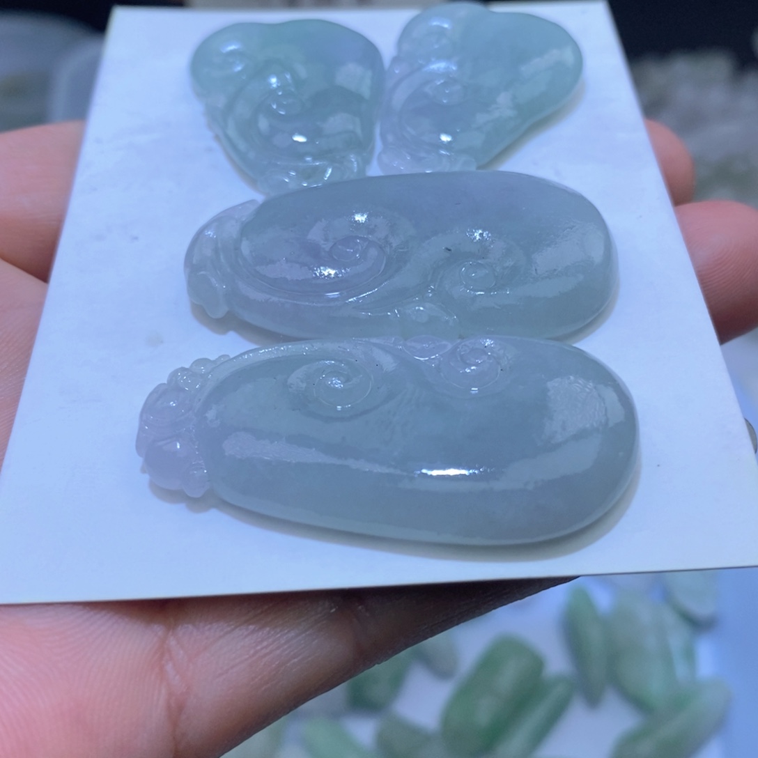 乄***粹定制翡翠未镶嵌如意