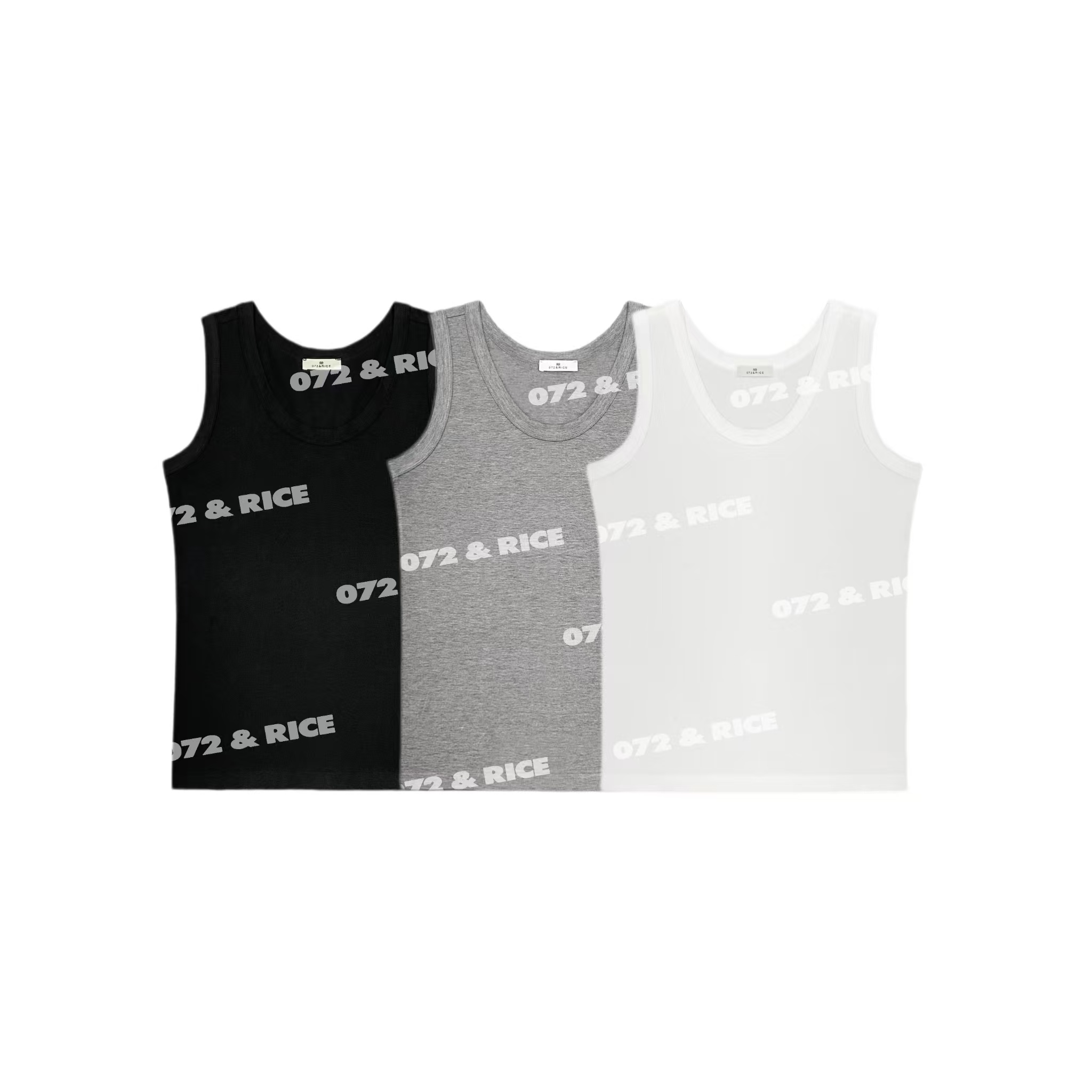 072 & RICE【自由】春季休闲无袖背心 32NB305Z*