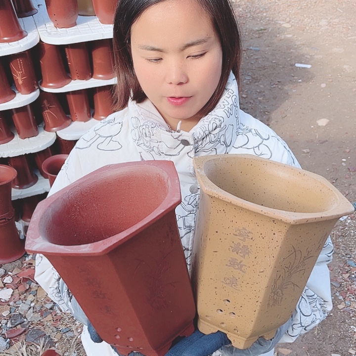 花盆紫砂宜兴紫砂精品花盆 