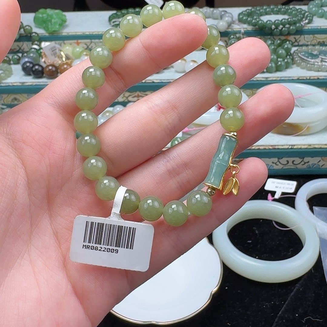 和田玉手串未镶嵌