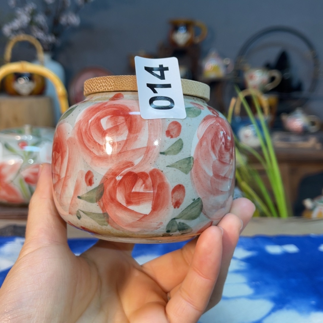 杯素浅陶瓷手工手绘