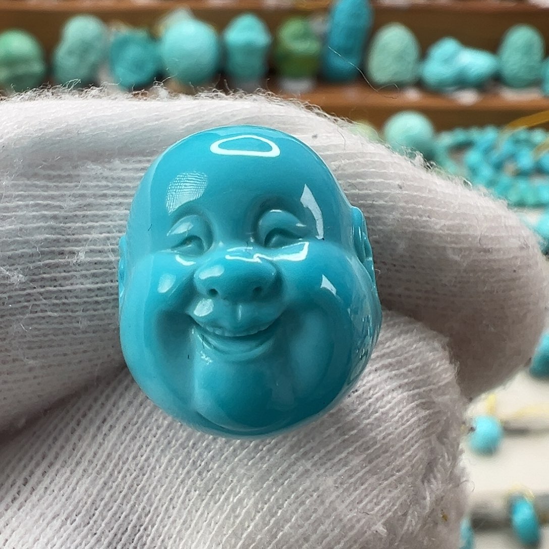 绿松石弥勒佛未镶嵌