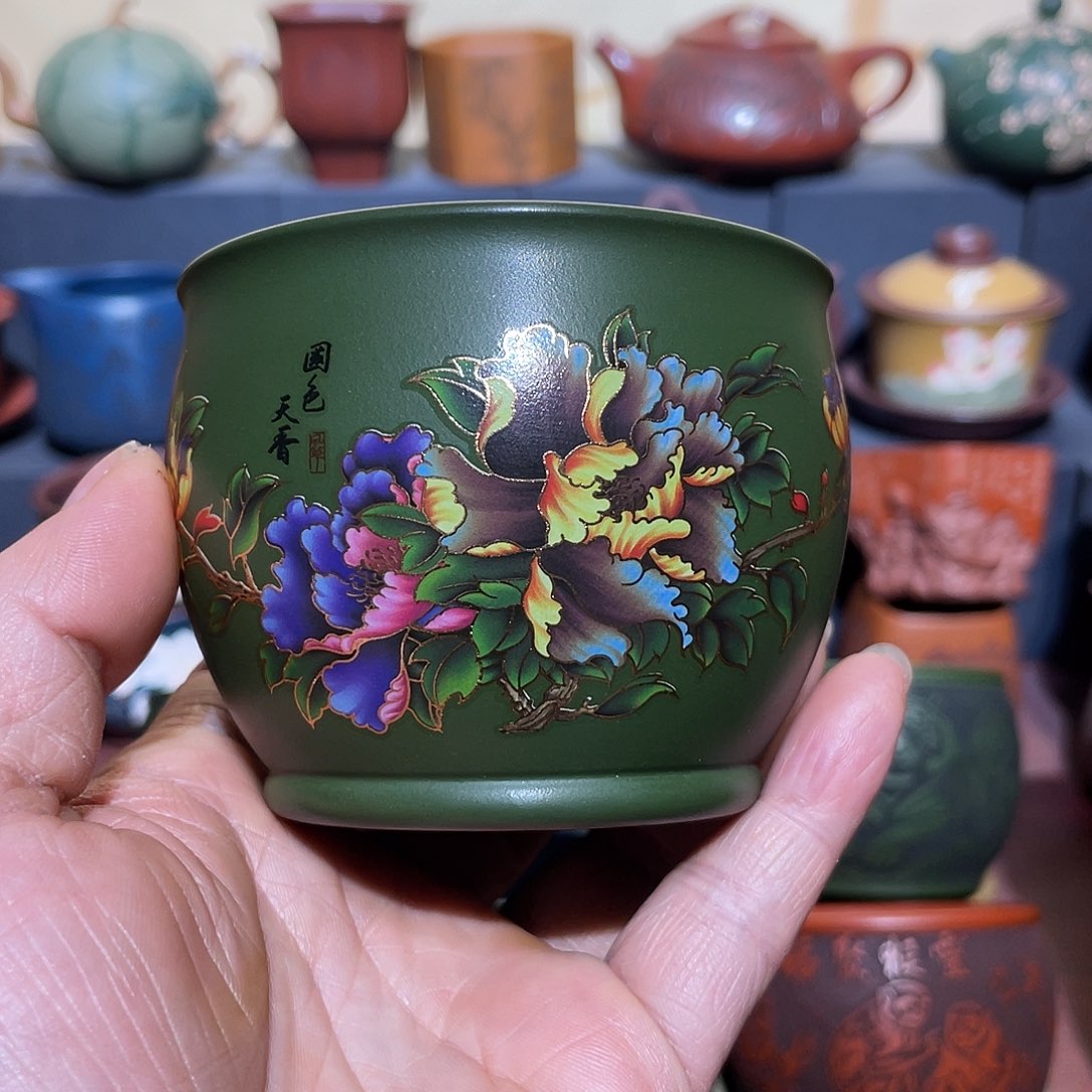 原矿紫砂手工主人杯