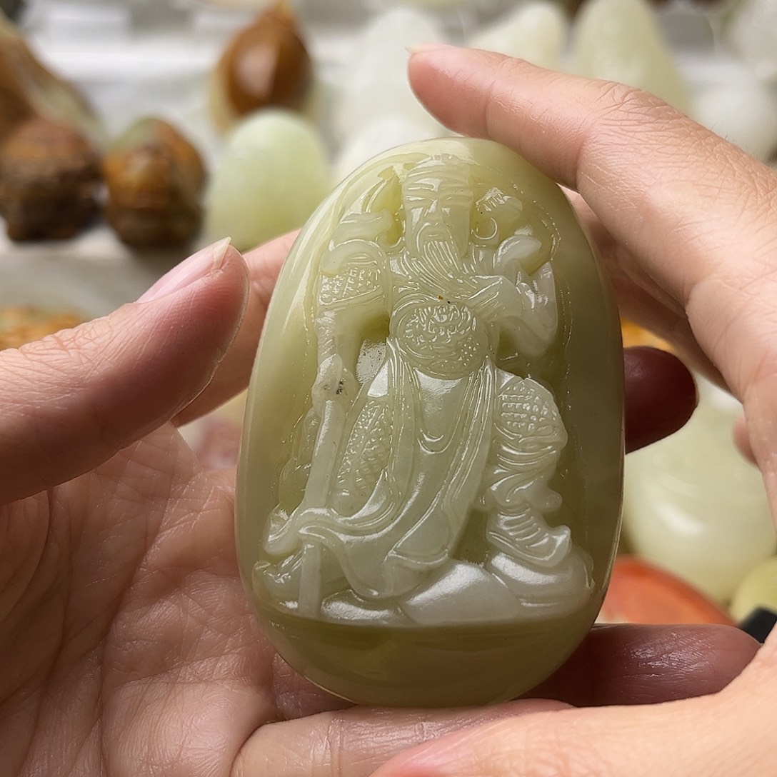 石材古青石不退换关公
