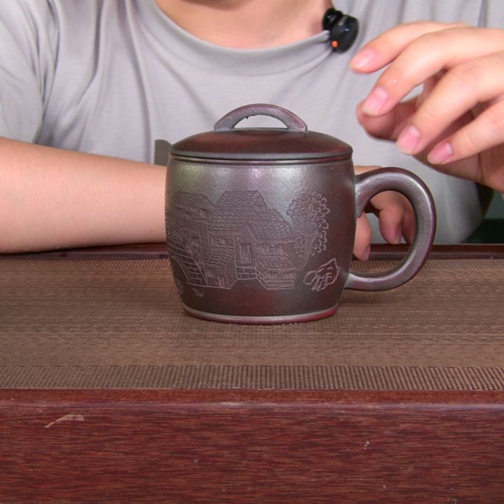 茶杯紫砂高货放漏