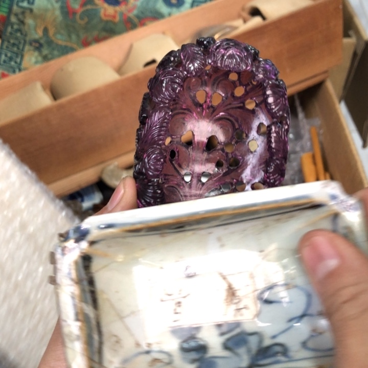 陶瓷孤品单件车里拍