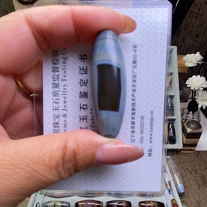 拾***光玛瑙/玉髓未镶嵌颈饰