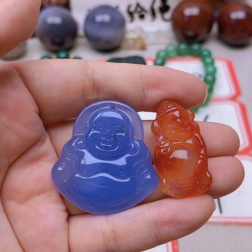 【闪购商品】未镶嵌玛瑙/玉髓珠宝半成品蔡*