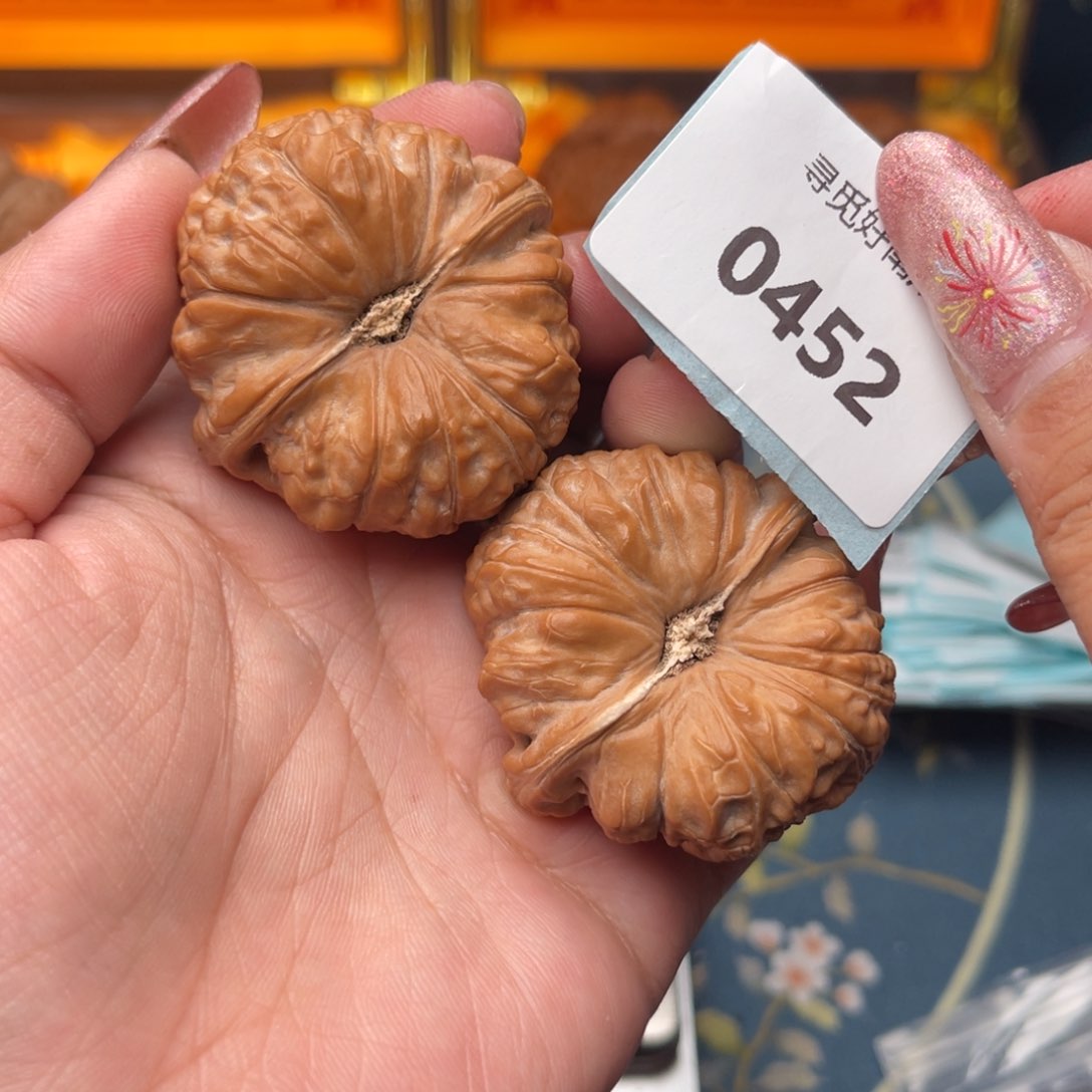 文玩核桃把件南瓜墩43.0452