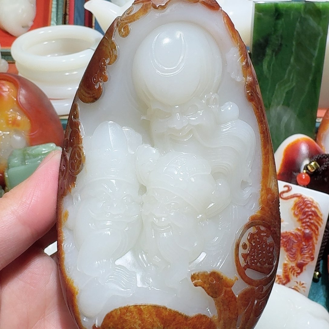 和田玉把件未镶嵌
