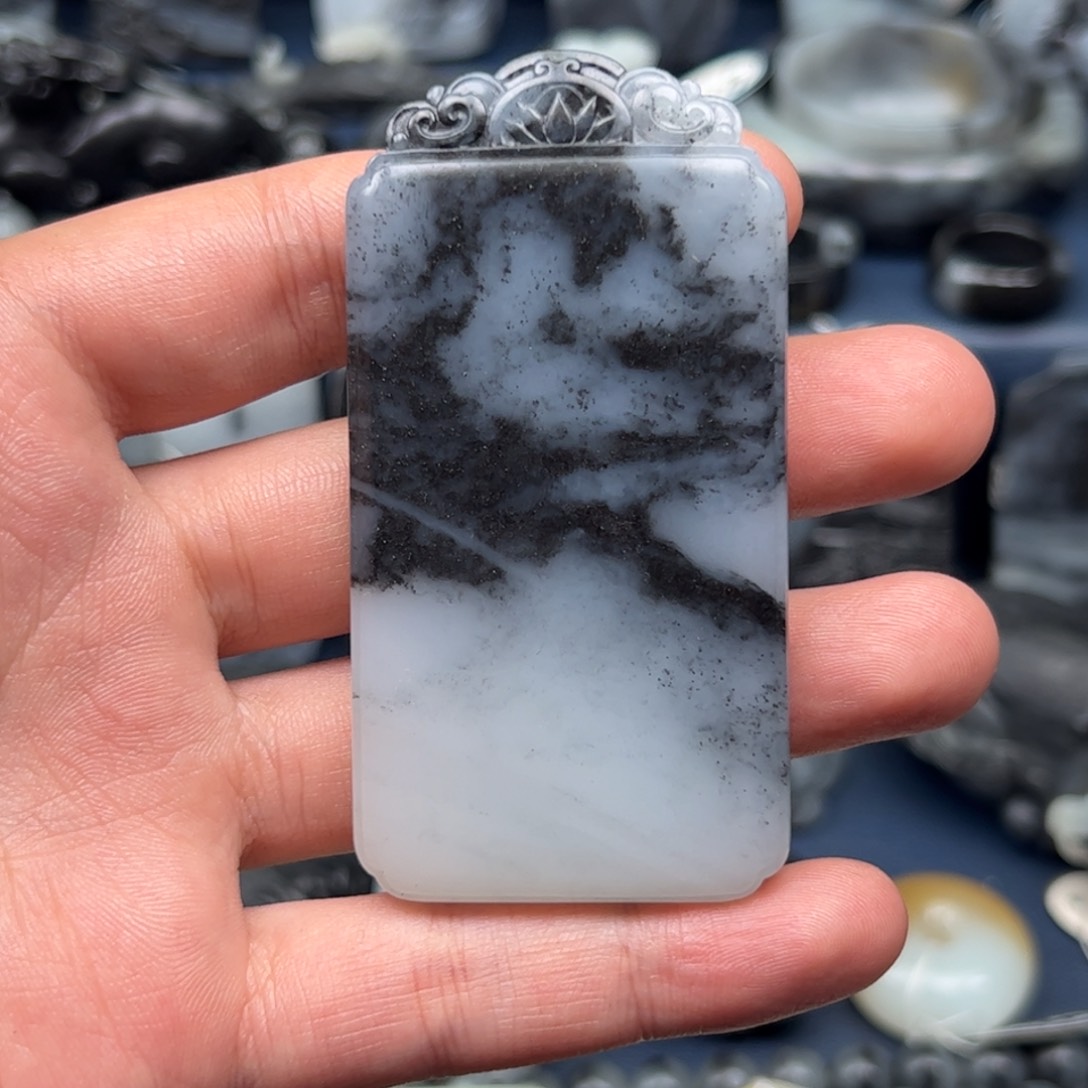 和田玉挂件未镶嵌参*斗