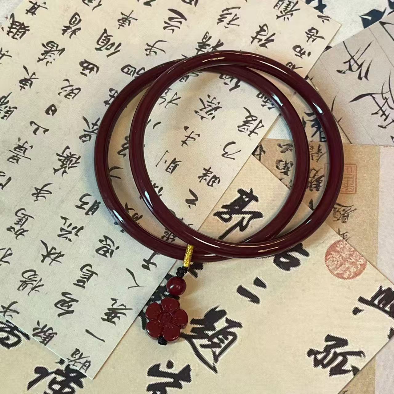 非金属玻璃手镯 新款时尚叮当镯