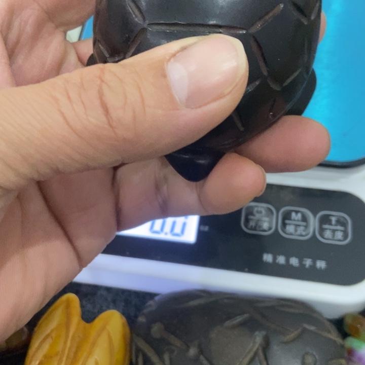 汉***玉白玉菩提吊坠摆件