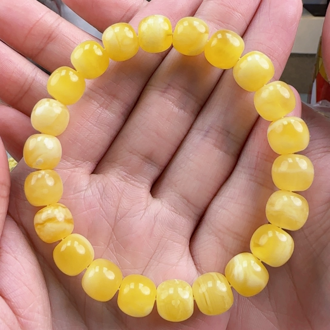 琥珀裸石未镶嵌蜜蜡