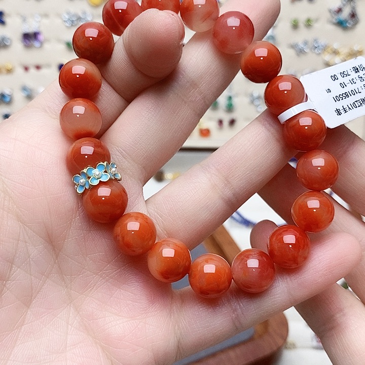 南红玛瑙手链未镶嵌手链