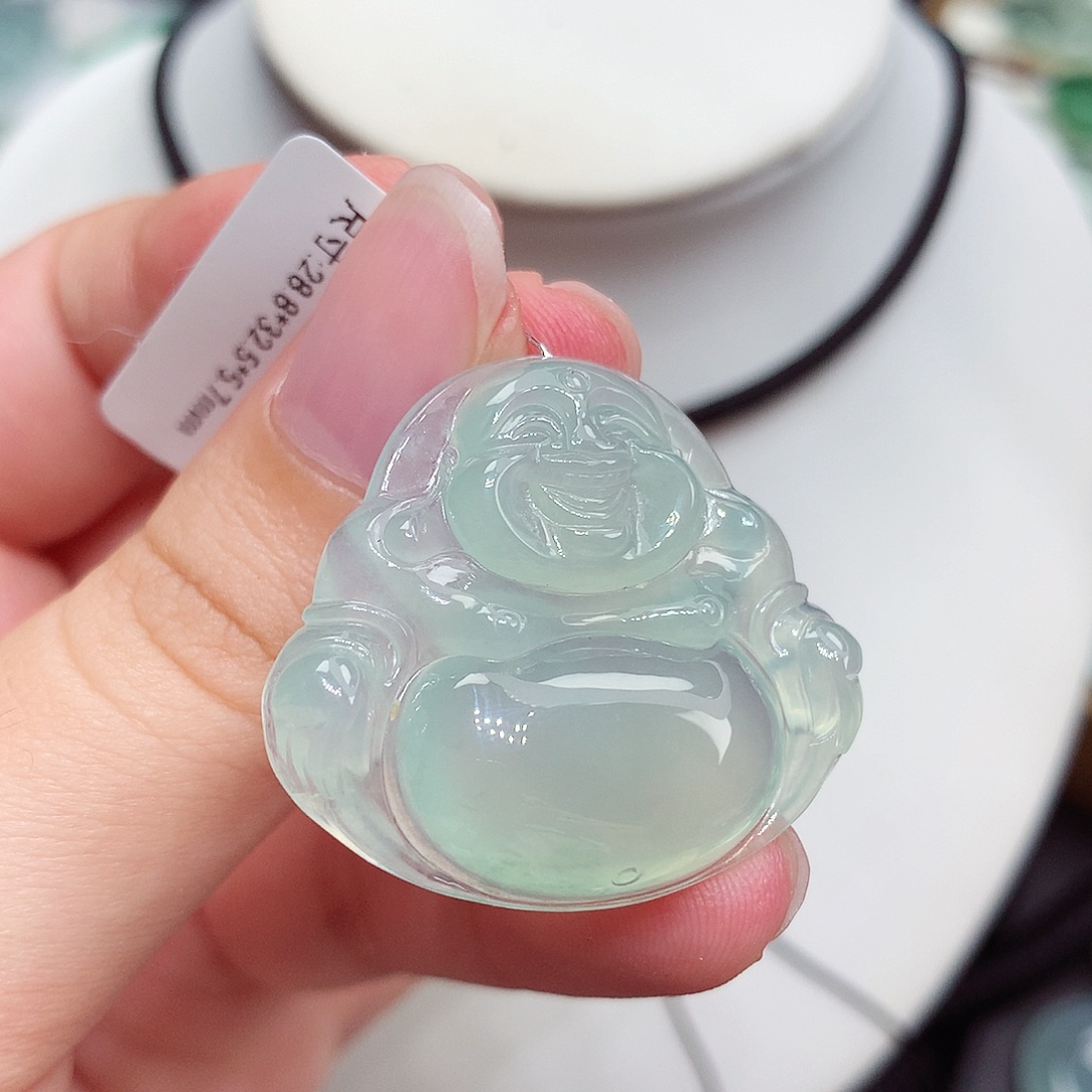 颈饰未镶嵌翡翠翡翠86，28.8/32.5/5.7