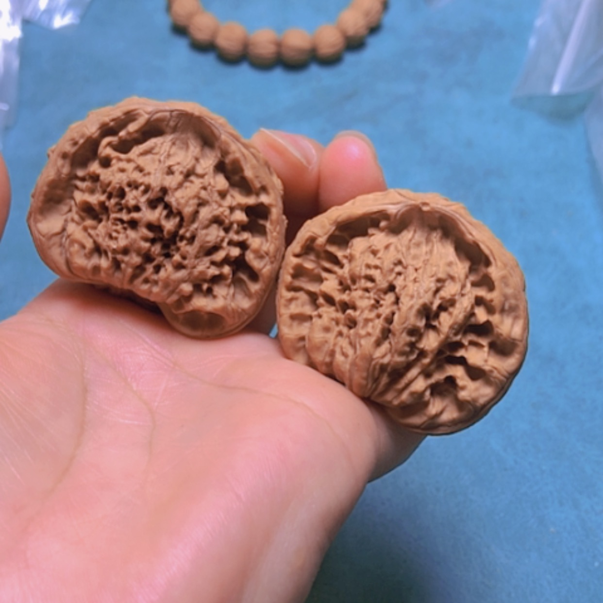 【闪购商品】核桃手串/手链44蛇头修尖