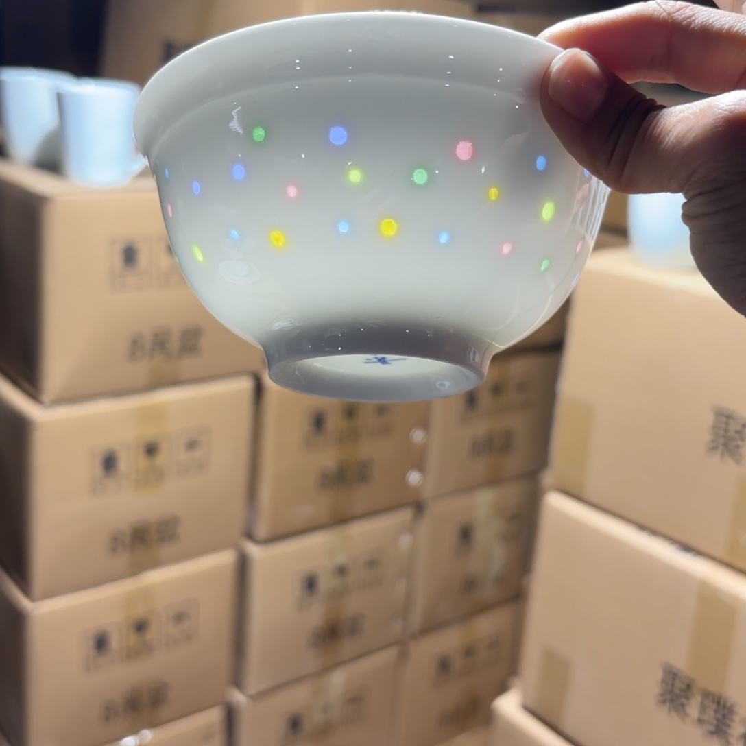 碗瓷景德镇陶瓷两只微瑕