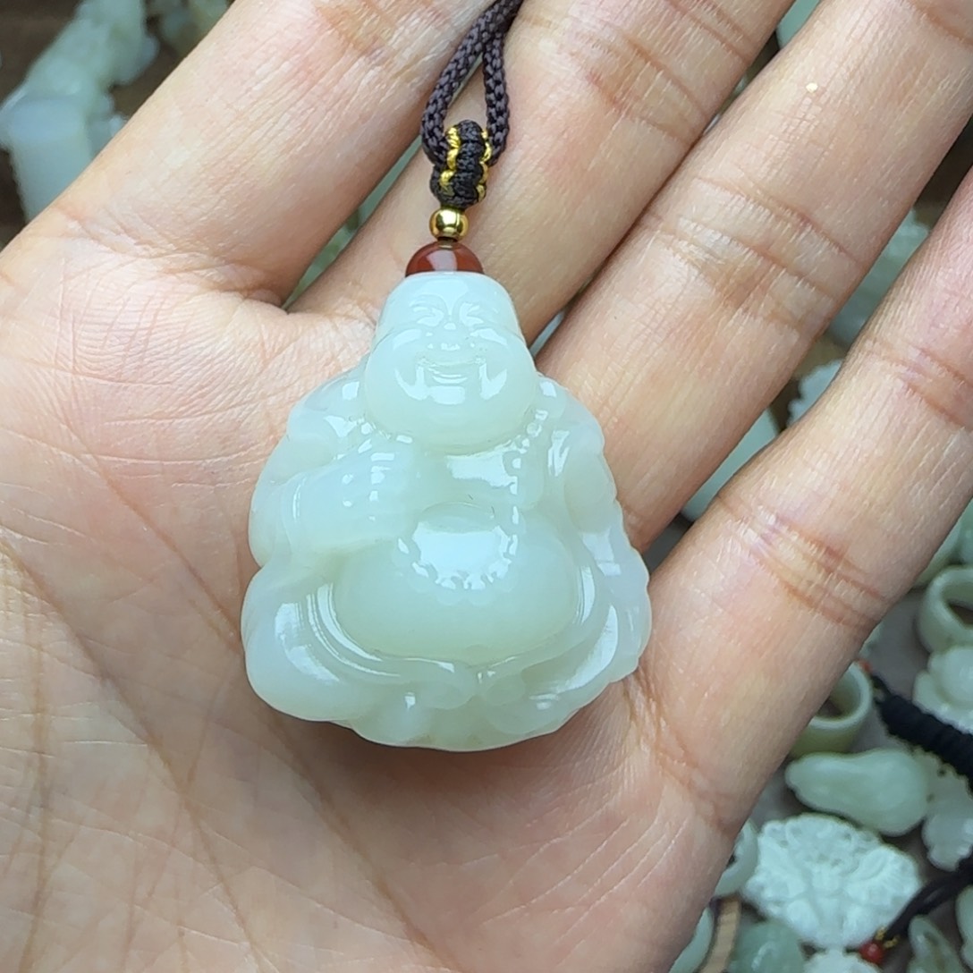 和田玉挂件未镶嵌S**S