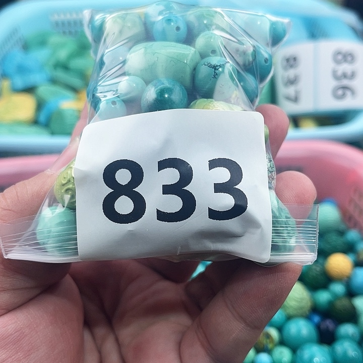 未镶嵌菱锰矿珠宝半成品