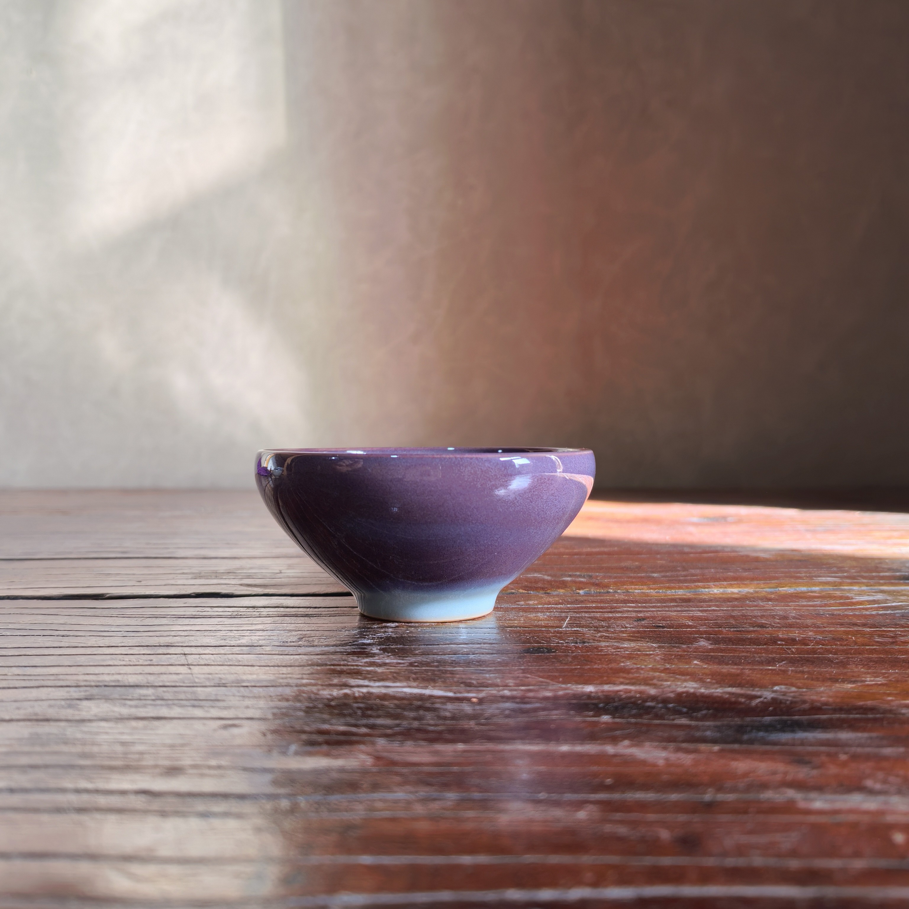 高温无化学添加健康茶器，手工，主人杯紫韵盏