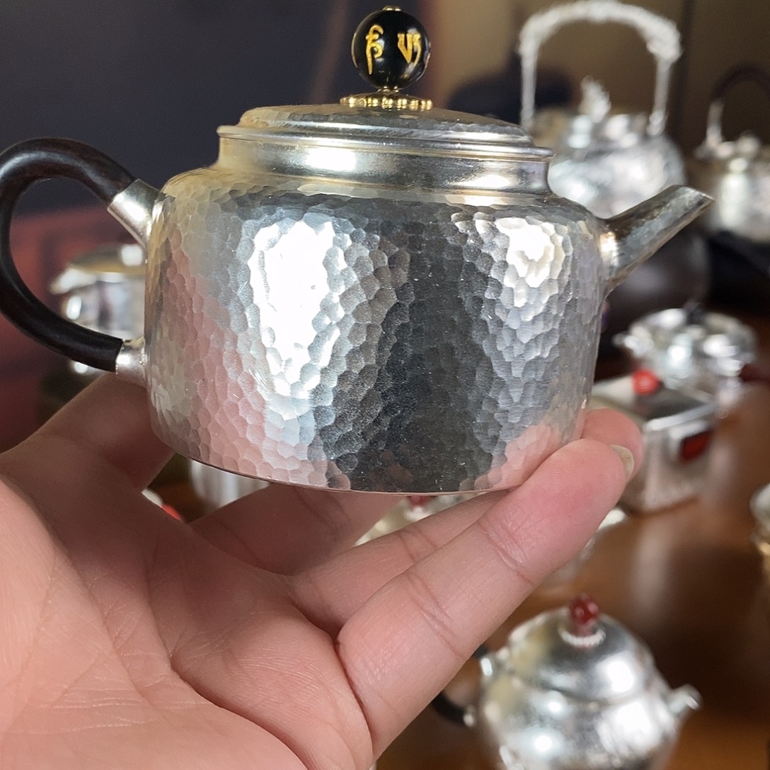 ᴊ***ɪ手工制作茶壶银衣壶