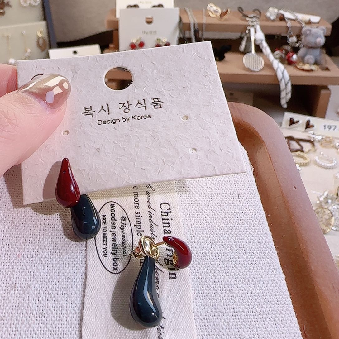 仿珍珠铜合金925银耳钉