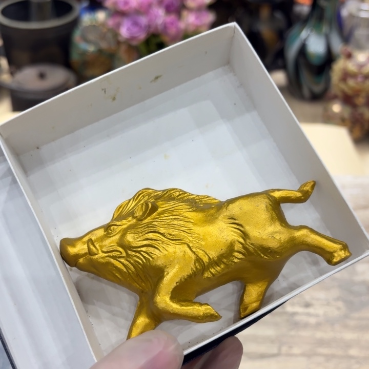 合金古美术置物摆件