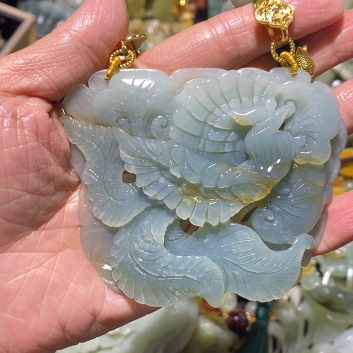岫玉岫玉吊坠未镶嵌