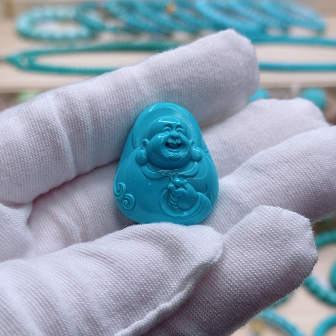 绿松石珠宝奇石未镶嵌