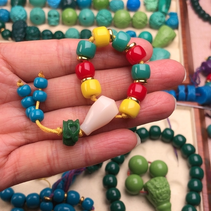 琉璃颈饰精工套装