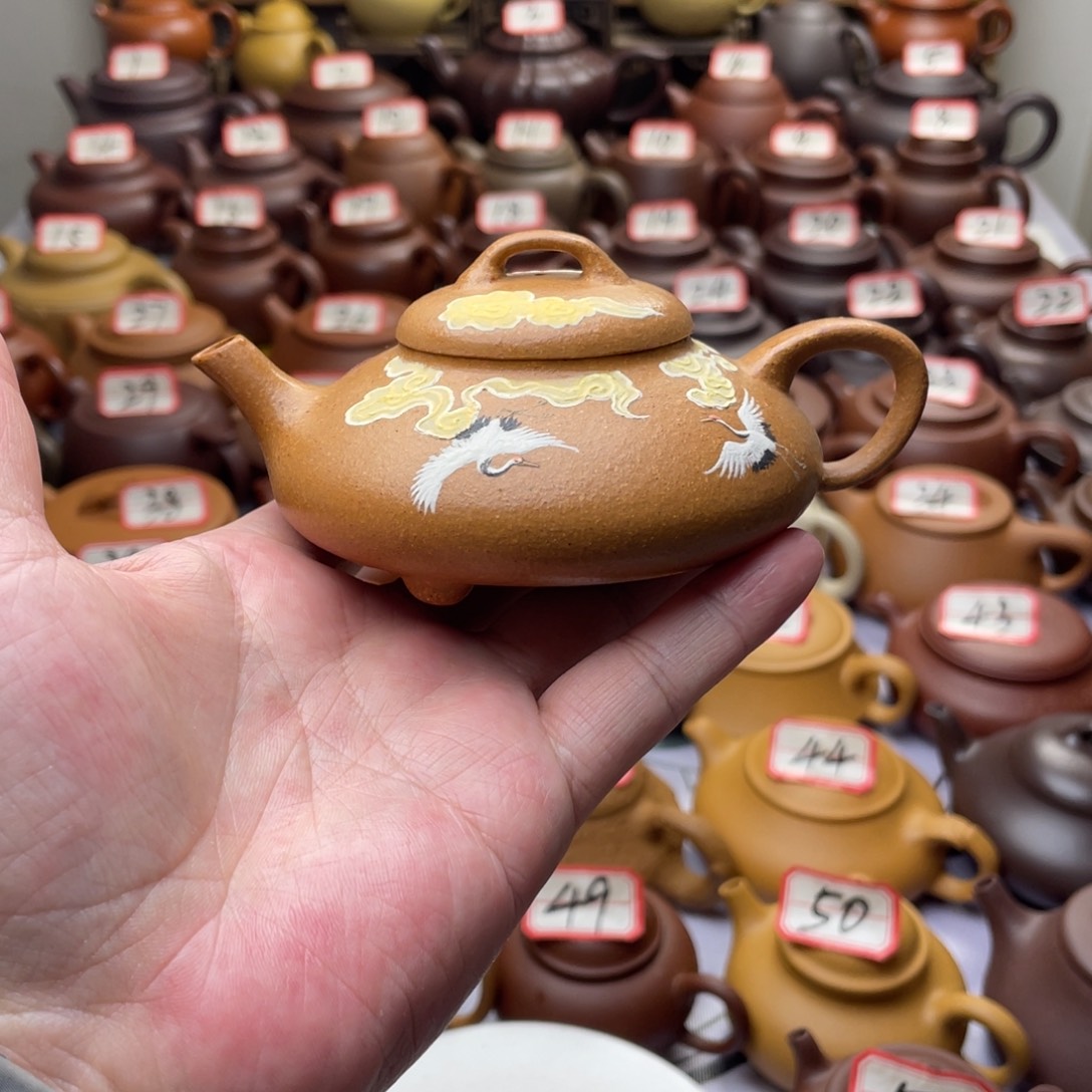 巴****紫砂茶壶微瑕半手工