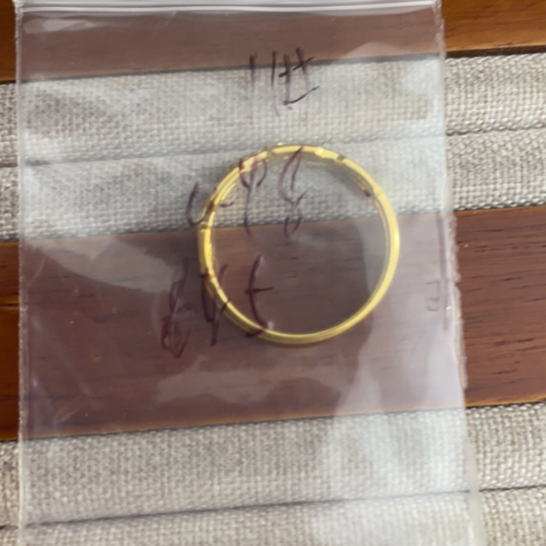 克重0.48 11号 链条6D戒指 足金999