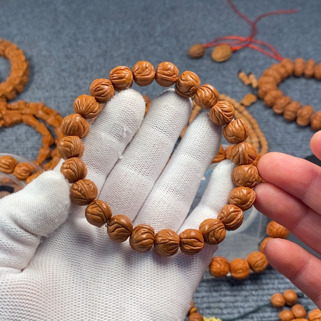 桃核手串1号链接桃核