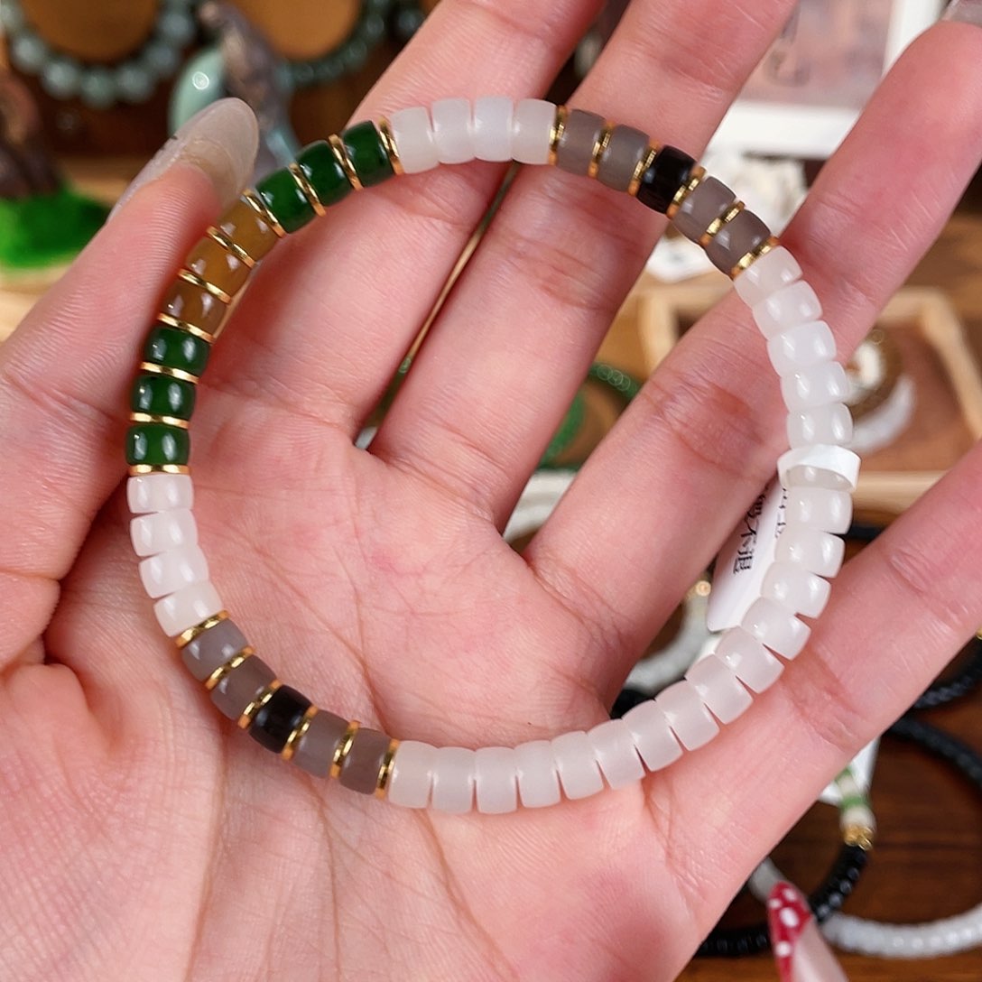 和田玉未镶嵌颈饰Yh0001