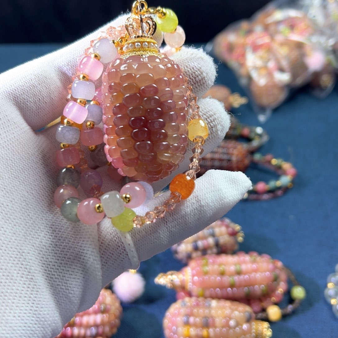 *️****文玩玉米手把件