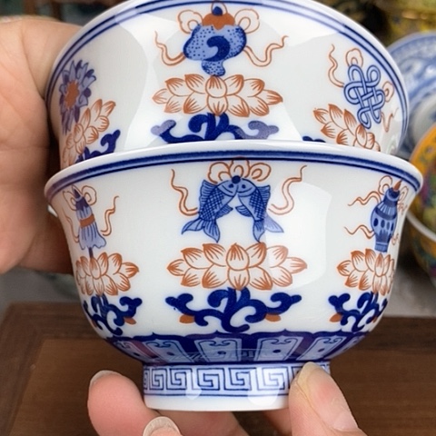 景德镇陶瓷藏式茶碗