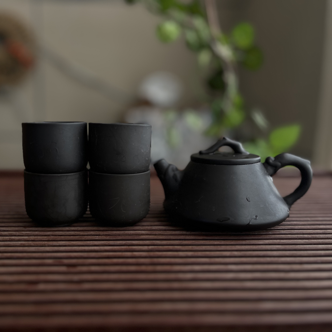 紫砂石瓢壶纯手工泡茶壶原矿功夫茶具家用陶瓷茶器